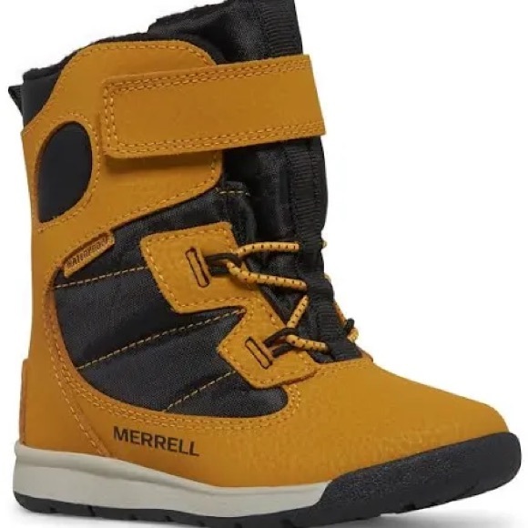 Merrell Kids' Mustard and Black Adventure Boots - Picture 1 of 6